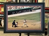 20x28  autographed print of  Stan Musial batting @ Sportsmanâ€™s Park limited to 25