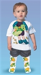 Turtle Time Boy T-shirt & Sock Combo