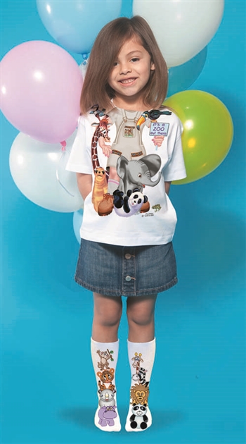Zookeeper Girl T-shirt & Sock Combo