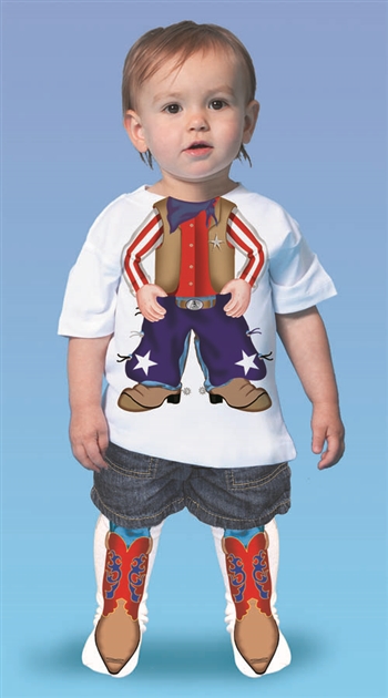 Cowboy Americana T-shirt & Sock Combo