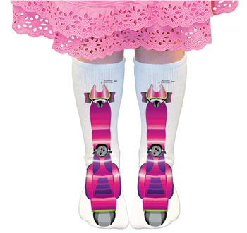 Robot Feet Pink 7107