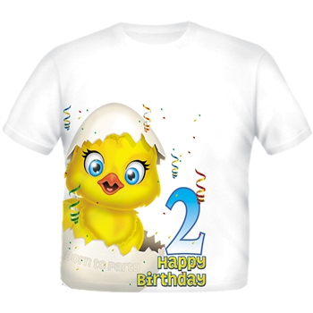 Birthday Chick Two Sidekick Toddler T-shirt