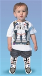 Astronaut Launch T-shirt & Sock Combo