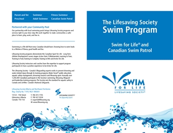 Swim for Life Brochures Pkg of 50