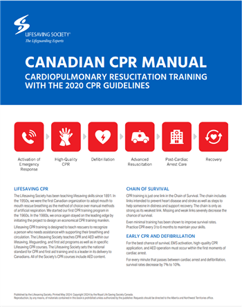Canadian CPR Manual (2024 printing)
