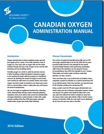 Canadian Oxygen Administration Manual