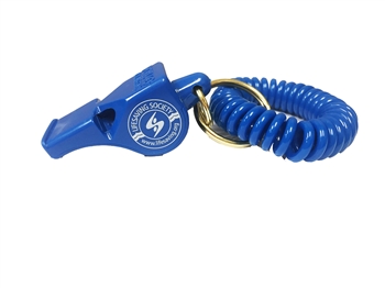 Fox 40 Whistle/Coil Wristband (Blue w/ LS Society Brand)