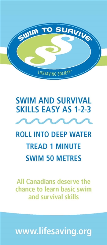Swim to Survive Rack Card 100pk