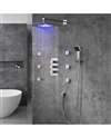 FontanaShowers Trialo Color Changing LED Shower Head with Adjustable Body Jets