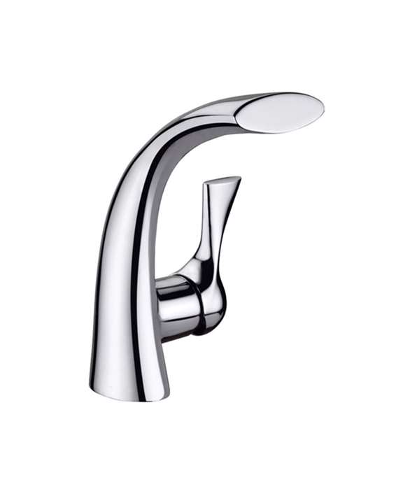 FontanaShowers Twist Bathroom Sink Single Handle Faucet