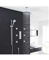 FontanaShowers Mugla Round Thermostatic Ceiling Rainfall Shower System