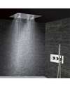 FontanaShowers Lenox Modern Recessed Thermostatic Shower Set