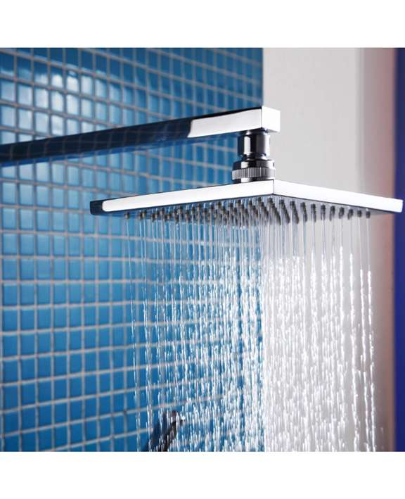 FontanaShowers Sierra Chrome Finish Rainfall Bathroom Shower Set