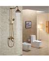 FontanaShowers Antique Brass Rainfall Shower Set B