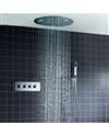 FontanaShowers Milan 20 Inches Round Wall Thermostatic Shower