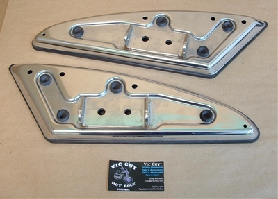 Victory Cross Country Chrome Driver's Floorboard Set
