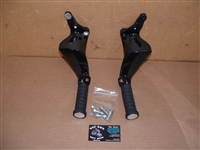 OEM Black Passenger Pegs & Mounts