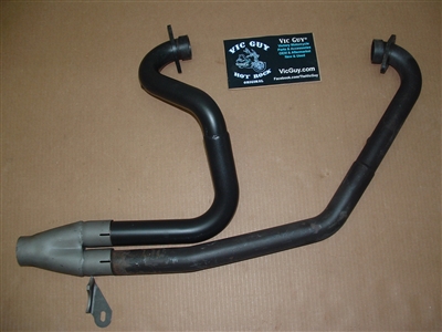 Victory 2 into 1 Exhaust Kit - Coated Headers