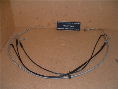 03-07 Victory Throttle & Clutch Cable Set