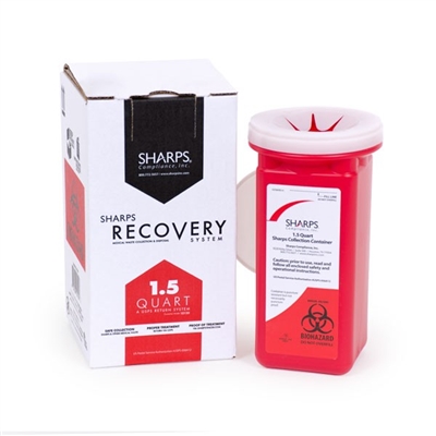 Sharps Recovery System By Mail- with tracking