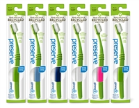 Preserve Adult Toothbrush with Mailer - 6 Pack - Assorted Colors