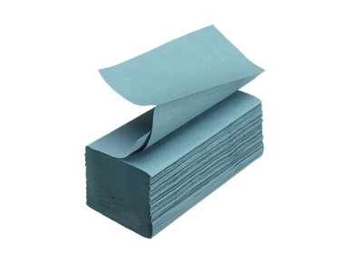 Readi Hand Towel Interfold 1 Ply Blue ( Case of 15)
