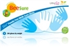 BeeSure SLIM Nitrile Powder Free Exam Gloves- white- 200/box, 10bx/cs