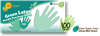 BeeSure Green Latex PF Exam Gloves, citrus mint