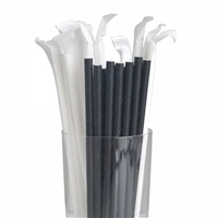Jumbo Regular Wrapped Straws- case of 5000