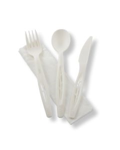 Compostable Heavy Duty Cutlery  Kits by Jaya