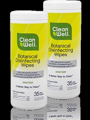 CleanWell Disinfecting Wipes - 35 or 180 count