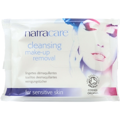 Natracare Make-Up Removal Wipes - Cleansing - 20 Count