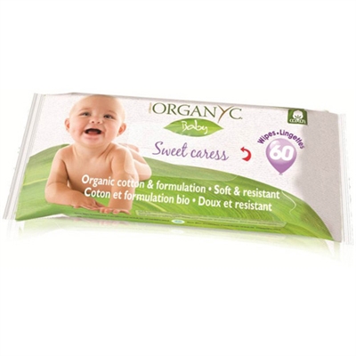 Organyc Baby Wipes - Sweet Caress