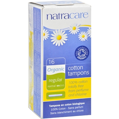 Natracare 100% Organic Cotton Tampons