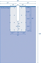 U-Drape Component for U-II Drape System- Case of 12 DZ