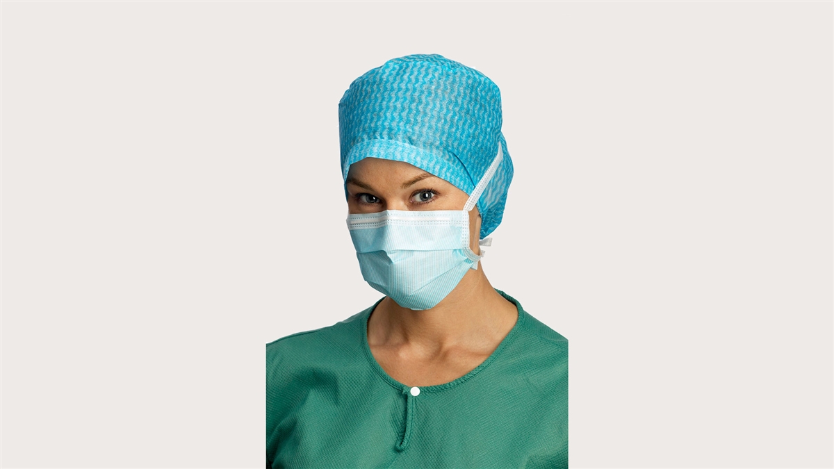Molnycke Barrier Face Mask with ties , box 60 or case of 600 MOL42381
