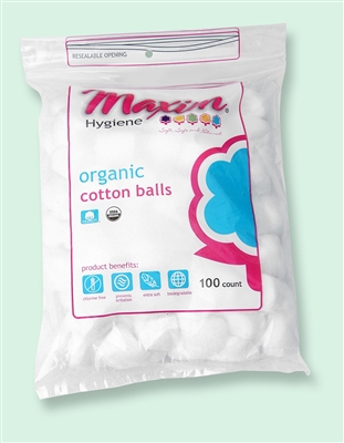 Maxim Organic Cotton Balls-case