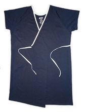 Orgownic Recycled Materials Patient Gown - Navy