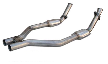 2005 - 2010 Mustang GT MRT Street Race Catted H Pipe 93A200