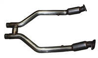 2011 - 2014 Mustang V6 Street Race Catted H-pipe 93P200-400