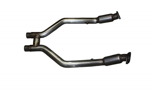 2011 - 2014 Mustang GT MRT Street Race H Pipe with 200 cell Cats 93P203-200