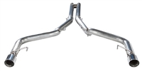 2015 - 2017 Mustang GT MRT Extreme Cat Back H Pipe Design 93U912