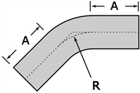 2.5in T304 Stainless Steel 45Â° Bend