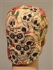 Skull covered welding hat tattoos with growing roses