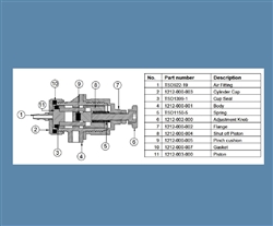 1212-RKIT repair kit for TS1212 valve