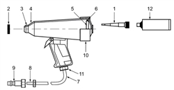 560700 nozzles for TD101 gun