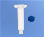 5cc Syringe Barrel with blue easy flow piston