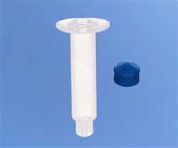 5cc Syringe Barrel with blue easy flow piston