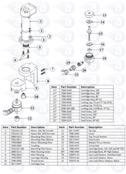 Cartridge Housing Assembly for TS7000 # 7090-0020