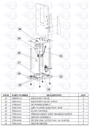 TS6500 Bearing Sleeve/Spindle Shaft Assy 7091-9130